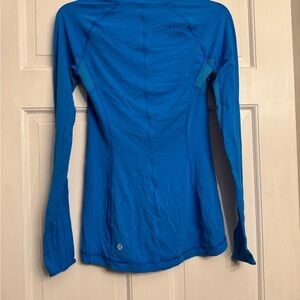 lululemon athletica Vibrant Blue Long Sleeve Tee